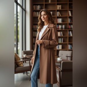 Vintage Pierre Cardin over coat. Size 10 petite